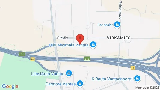 Commercial properties for rent i Vantaa - Photo from Google Street View