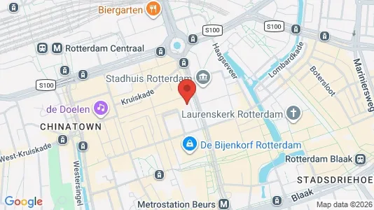 Kontorlokaler til leje i Rotterdam Centrum - Foto fra Google Street View