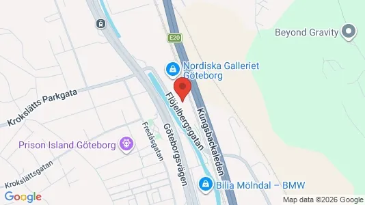 Office spaces for rent i Mölndal - kort over placeringen