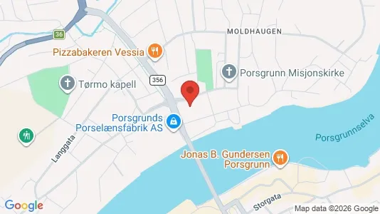Büros zur Miete i Porsgrunn – Foto von Google Street View
