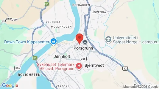 Kaupat Vuokrattavana i Porsgrunn - Kuva Google Street Viewstä
