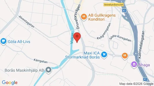 Kontorlokaler til leje i Borås - Foto fra Google Street View