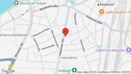 Toimistotilat Vuokrattavana i Münster - Kuva Google Street Viewstä