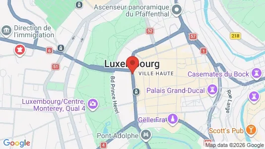Kontorer til leie i Luxembourg – Bilde fra Google Street View