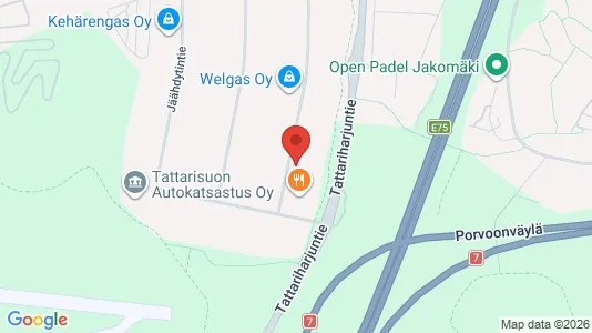 Warehouses for rent i Helsinki Koillinen - kort over placeringen