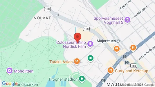 Office spaces for rent i Oslo Østensjø - kort over placeringen