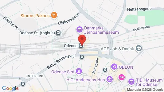 Toimistotilat Vuokrattavana i Odense C - Kuva Google Street Viewstä