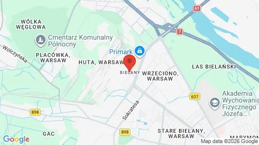 Büros zur Miete i Warschau Bielany – Foto von Google Street View