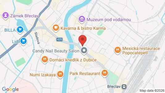 Kontorlokaler til leje i Břeclav - Foto fra Google Street View