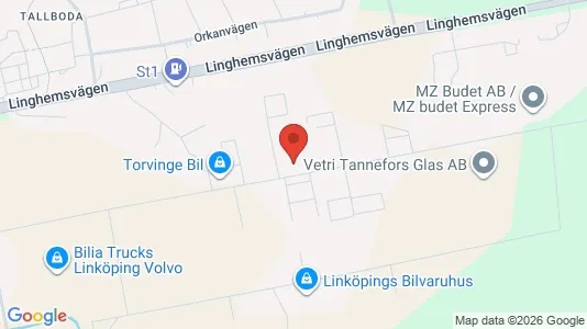 Industrilokaler för uthyrning i Linköping – Foto från Google Street View