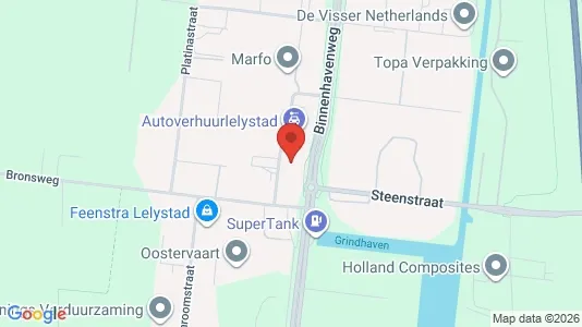 Gewerbeflächen zur Miete i Lelystad – Foto von Google Street View
