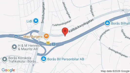 Kontorer til leie i Borås – Bilde fra Google Street View