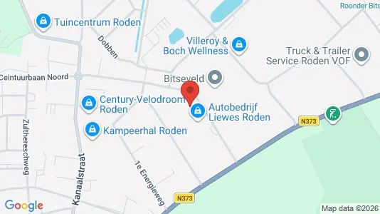 Lokaler til leje i Noordenveld - kort over placeringen