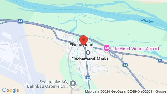 Bedrijfsruimtes te huur i Fischamend - Foto uit Google Street View