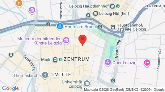Toimistotilat Vuokrattavana i Leipzig - Kuva Google Street Viewstä