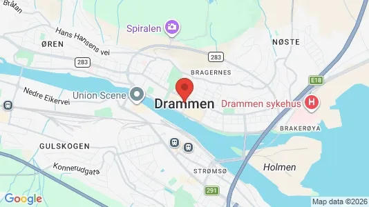 Kantorruimte te huur i Drammen - Foto uit Google Street View