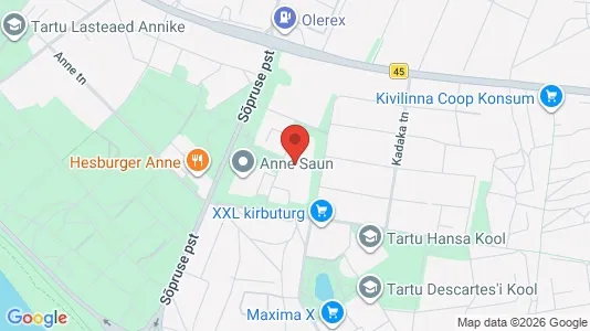 Lokaler til leie i Tartu – Bilde fra Google Street View