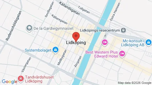 Gewerbeflächen zur Miete i Lidköping – Foto von Google Street View