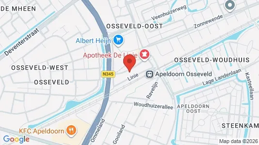 Office spaces for rent i Apeldoorn - kort over placeringen