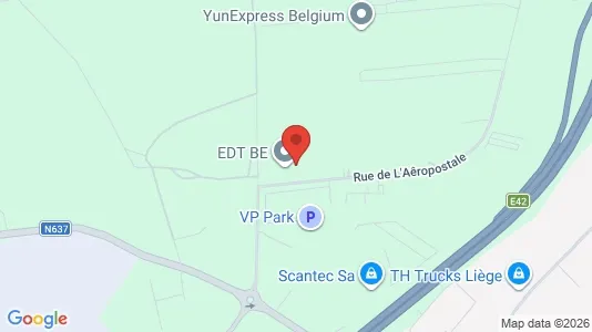 Lager zur Miete i Grâce-Hollogne – Foto von Google Street View