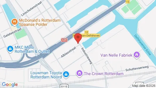 Büros zur Miete i Rotterdam Overschie – Foto von Google Street View