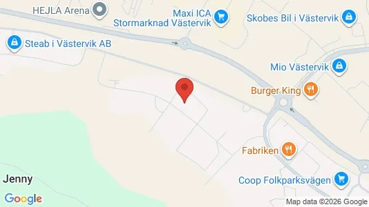 Varastot Vuokrattavana i Västervik - Kuva Google Street Viewstä