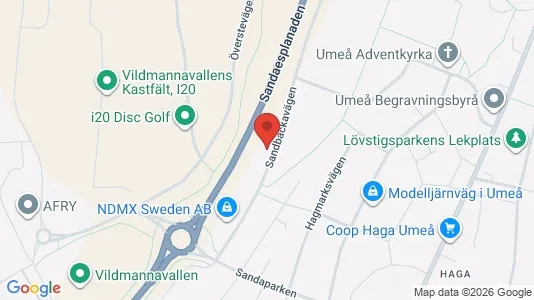 Gewerbeflächen zur Miete i Umeå – Foto von Google Street View