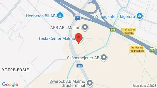Værkstedslokaler til leje i Fosie - Foto fra Google Street View