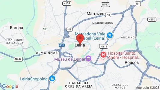 Kaupat Vuokrattavana i Leiria - Kuva Google Street Viewstä
