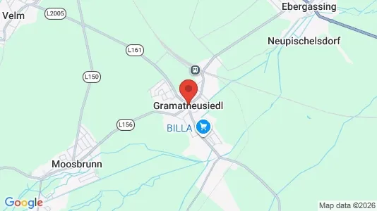 Lager zur Miete i Gramatneusiedl - kort over placeringen