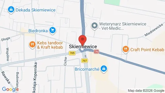 Kantorruimte te huur i Skierniewice - Foto uit Google Street View