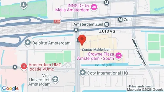 Office spaces for rent i Amsterdam Zuideramstel - kort over placeringen