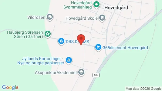 Företagslokaler för uthyrning i Hovedgård – Foto från Google Street View