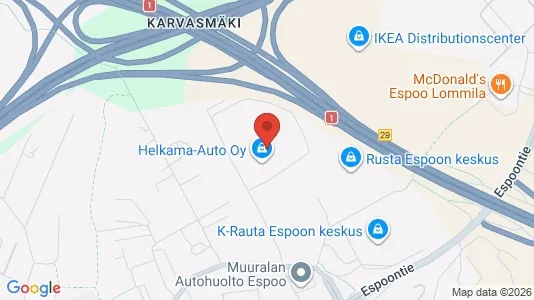 Lagerlokaler til leje i Espoo - Foto fra Google Street View