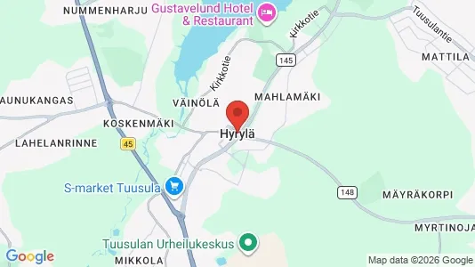 Lager zur Miete i Tuusula - kort over placeringen