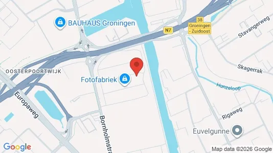 Bedrijfsruimtes te huur i Groningen - Foto uit Google Street View