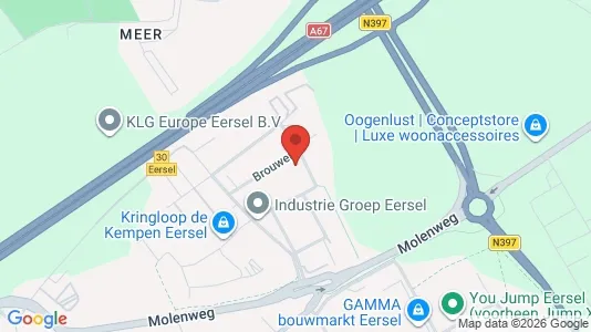 Kontorlokaler til leje i Eersel - Foto fra Google Street View