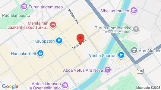 Gewerbeflächen zur Miete i Turku - kort over placeringen