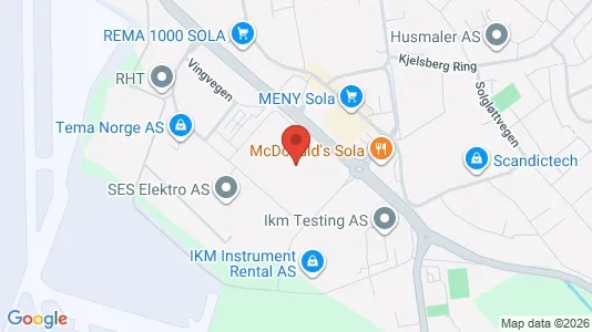 Varastot Vuokrattavana i Sola - Kuva Google Street Viewstä