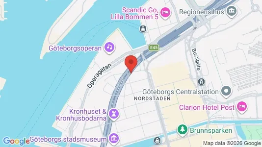 Kontorlokaler til leje i Gøteborg Centrum - Foto fra Google Street View