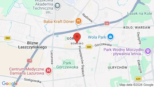 Liikekiinteistöt Vuokrattavana i Varsova Bemowo - Kuva Google Street Viewstä