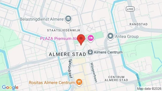 Bedrijfsruimtes te huur i Almere - Foto uit Google Street View
