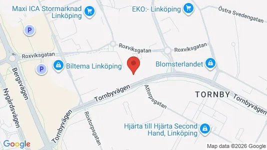Industrilokaler för uthyrning i Linköping – Foto från Google Street View
