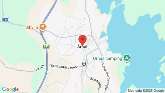 Kaupat Vuokrattavana i Åmål - Kuva Google Street Viewstä