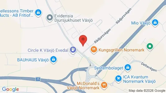 Büros zur Miete i Växjö – Foto von Google Street View