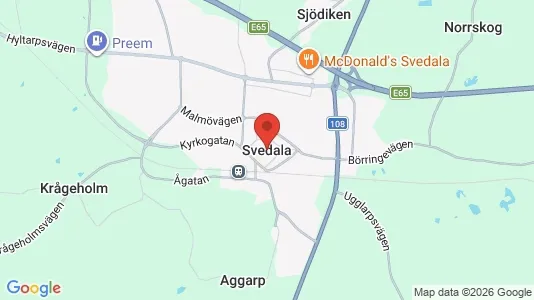 Varastot Vuokrattavana i Svedala - Kuva Google Street Viewstä