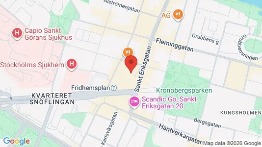 Lokaler til leie i Kungsholmen - kort over placeringen