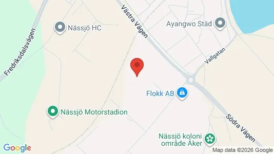 Varastot Vuokrattavana i Nässjö - Kuva Google Street Viewstä