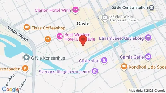 Clinics Vuokrattavana i Gävle - Kuva Google Street Viewstä