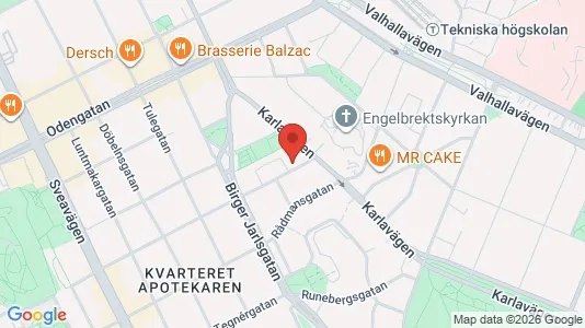 Kontorlokaler til leje i Östermalm - Foto fra Google Street View